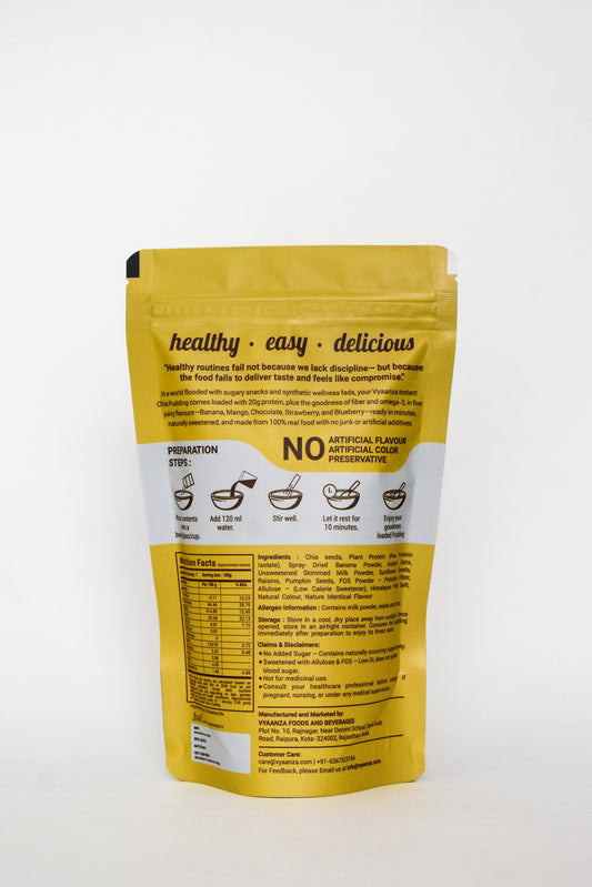 Banana Instant Chia Pudding