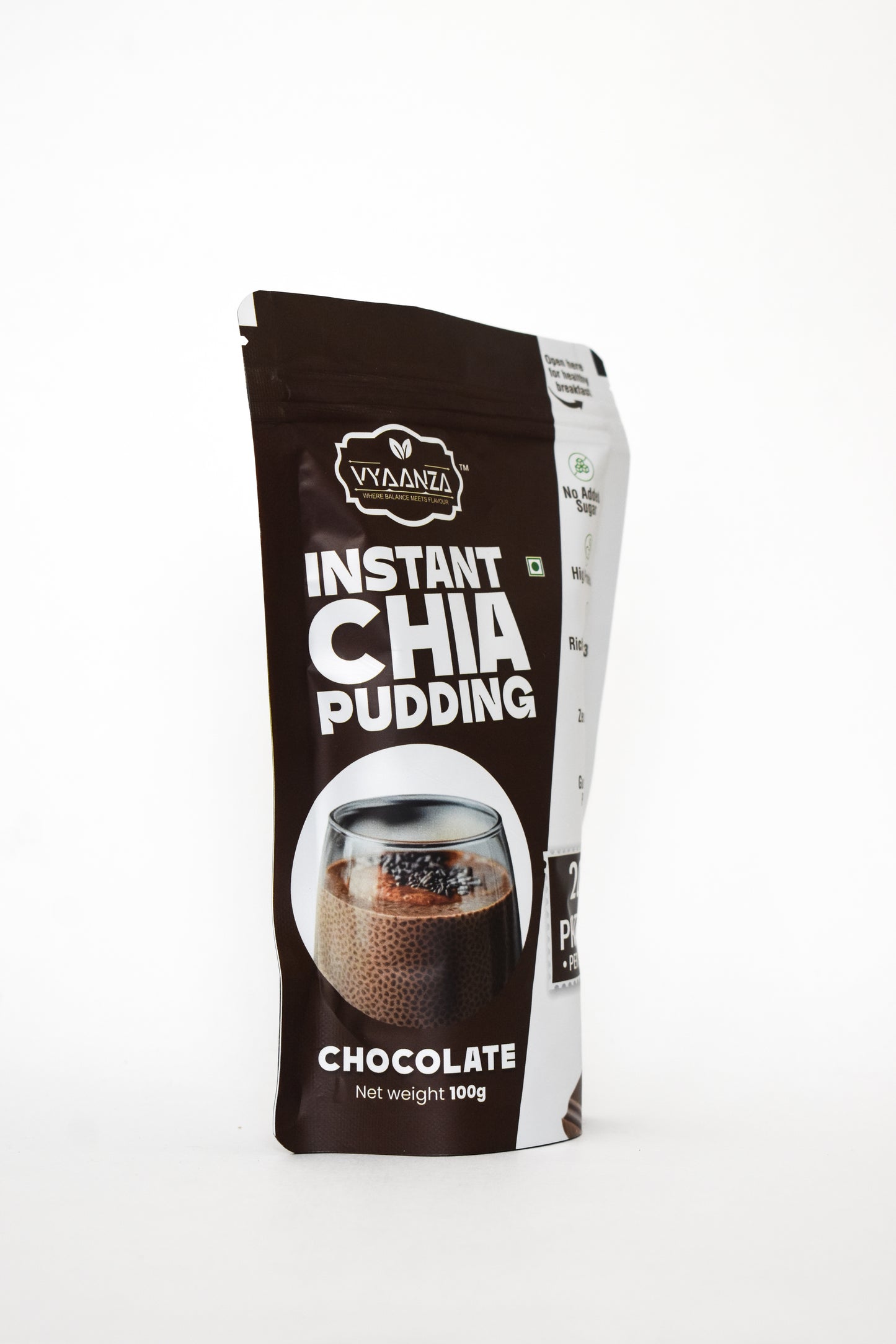 Chocolate Instant Chia Pudding