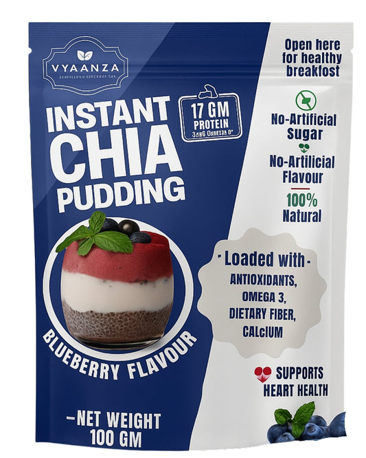 Bluewberry Instant Chia Pudding