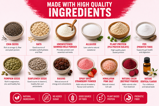 Strawberry Instant Chia Pudding – High Protein, Sugar-Free | Vyaanza