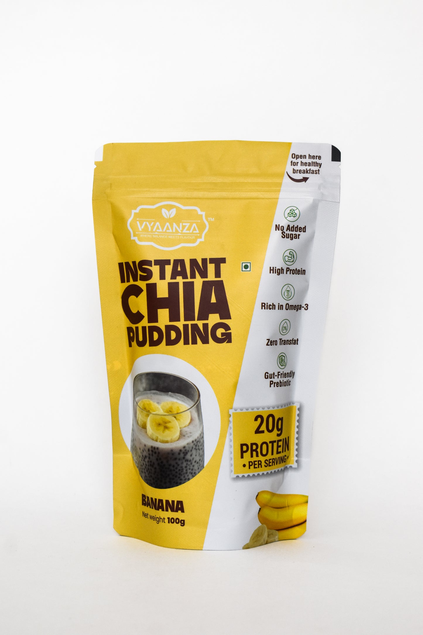 Banana Instant Chia Pudding