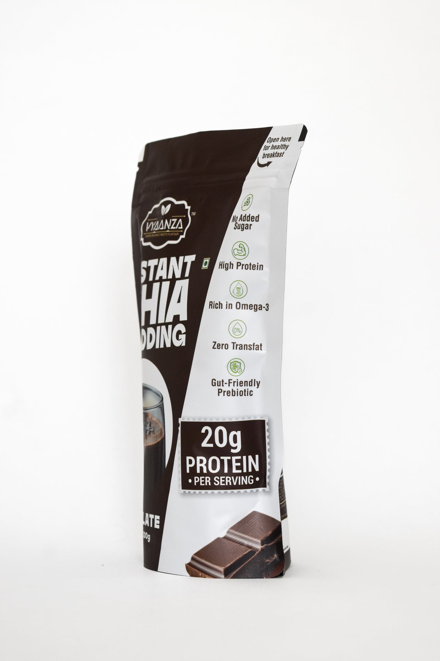 Chocolate Instant Chia Pudding