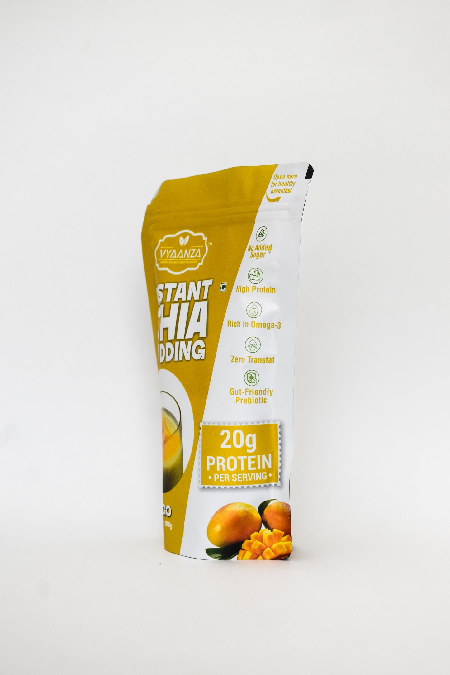 Mango Instant Chia Pudding