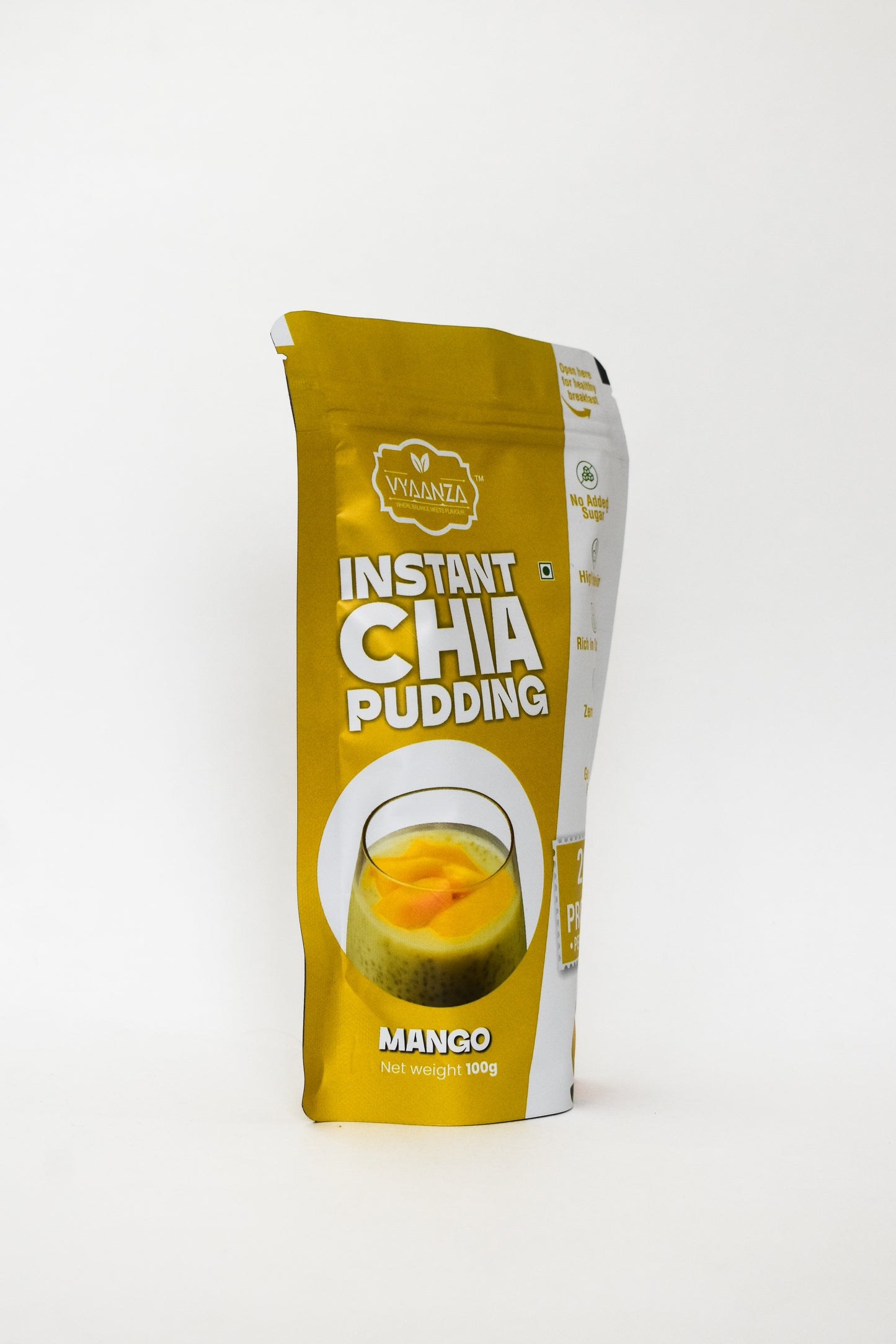 Mango Instant Chia Pudding