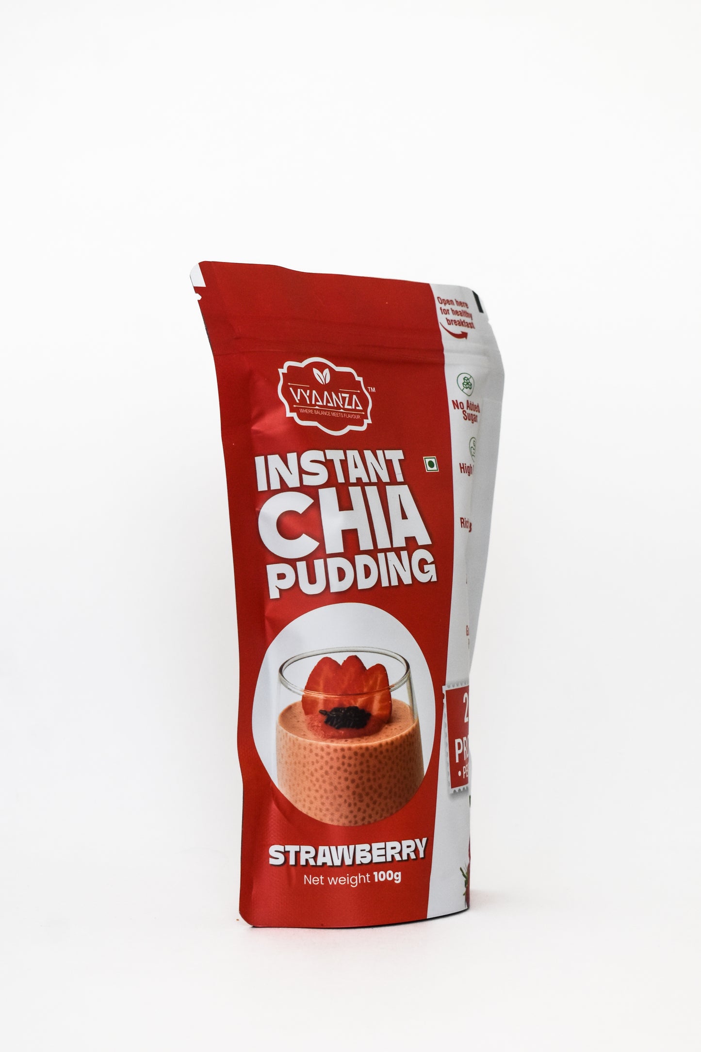 Strawberry Instant Chia Pudding